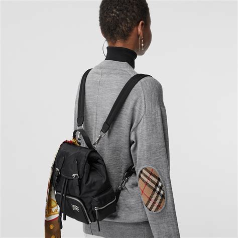 burberry the small rucksack backpack - black - women|burberry cross body bag.